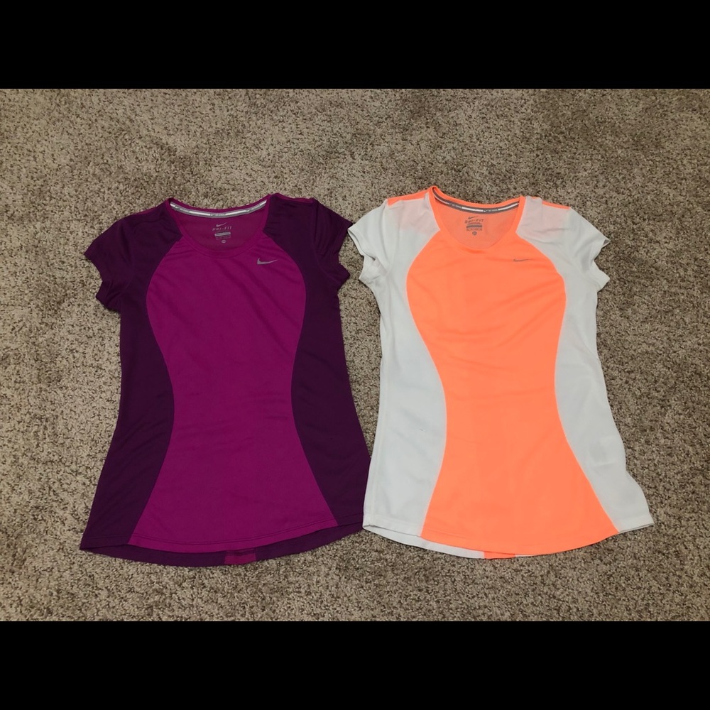 Lot of 2 Nike Dri Fit Work Out Shirts